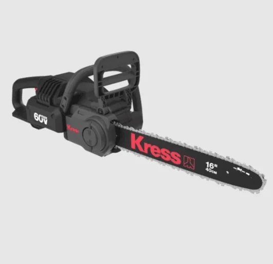Kress 60 V 16″ cordless brushless chainsaw – KG367